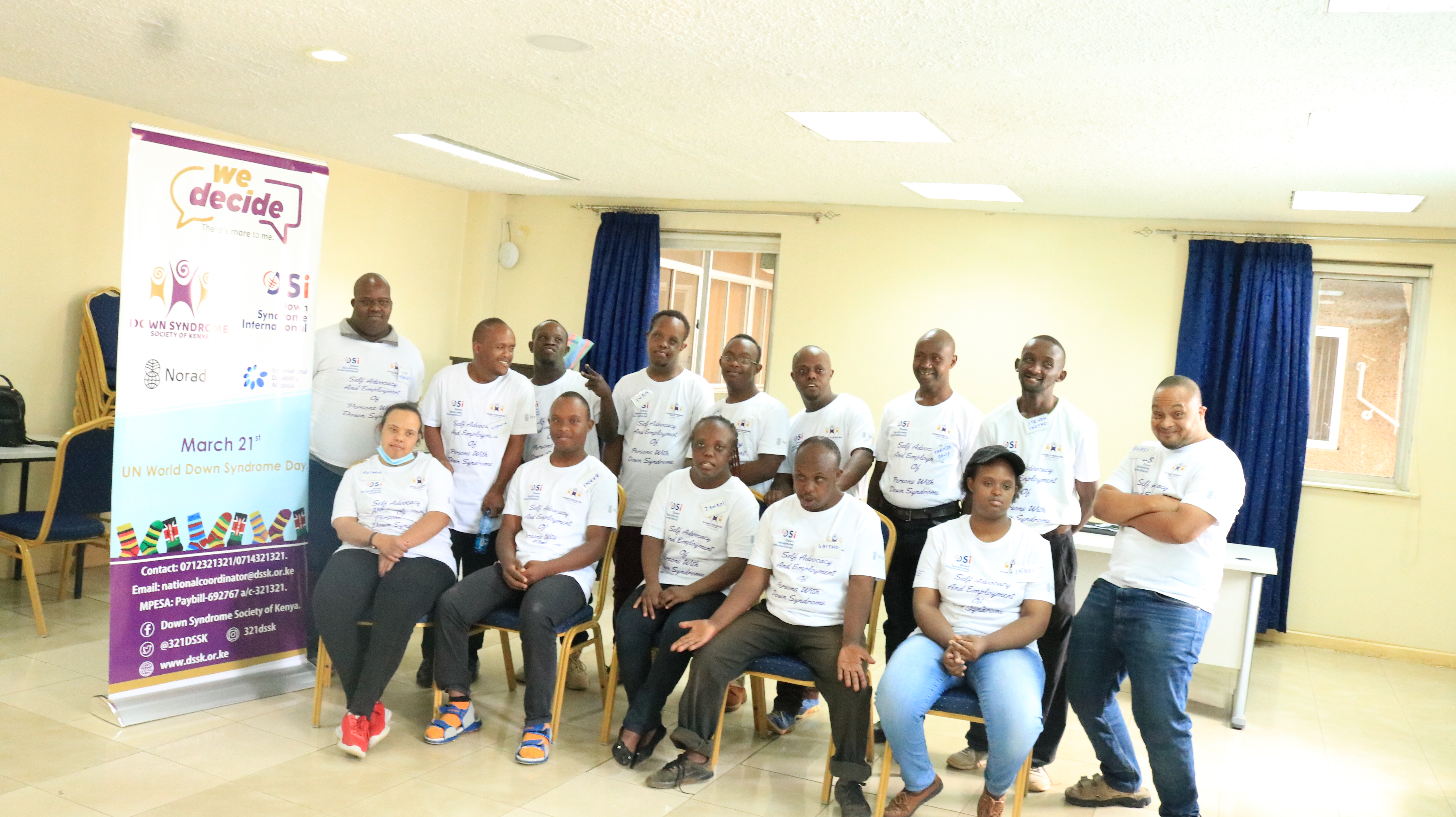 Self Advocates in a previous training